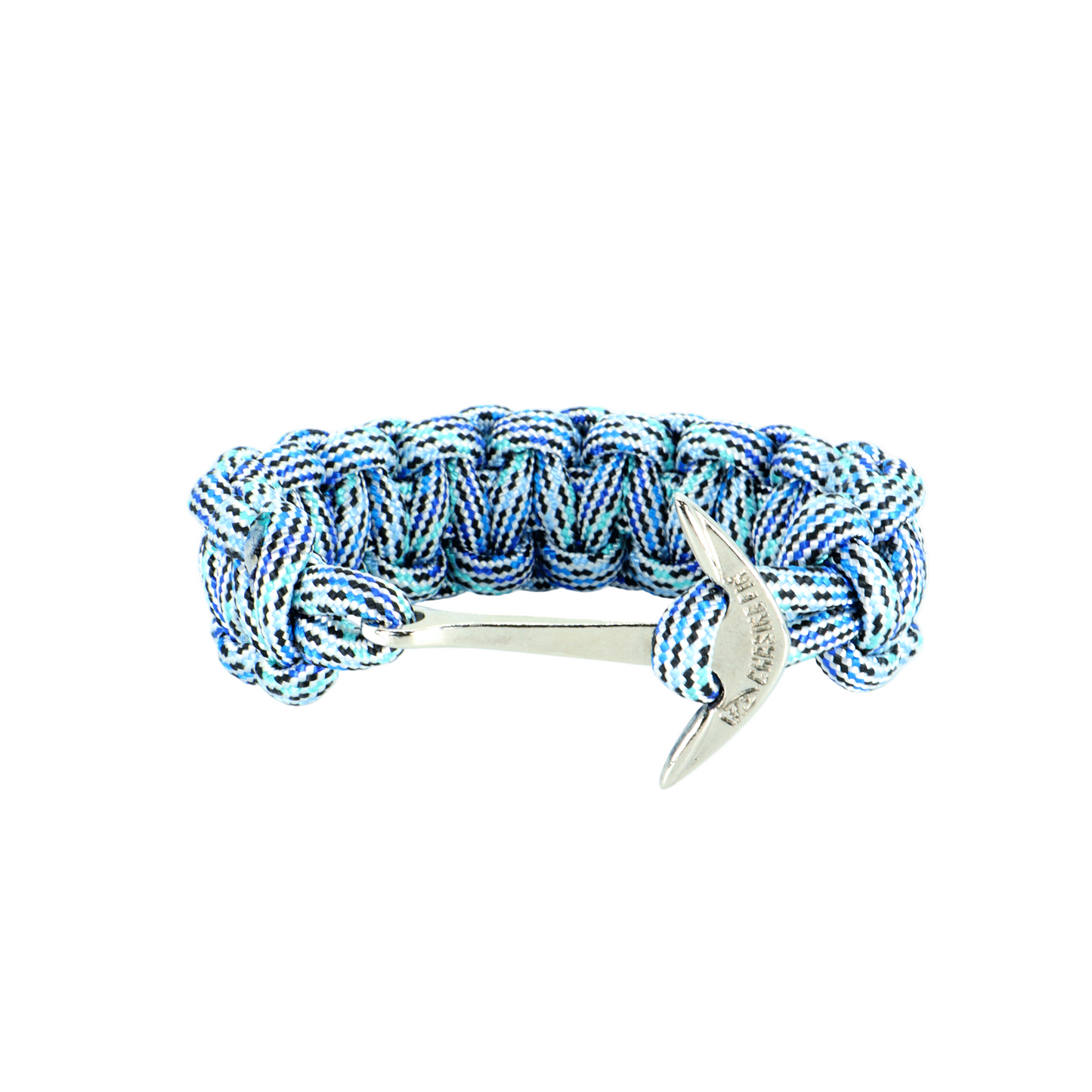 Limited Edition Typhoon Paracord Necklace and Cobra Bracelet with Chasing Fin Anchor