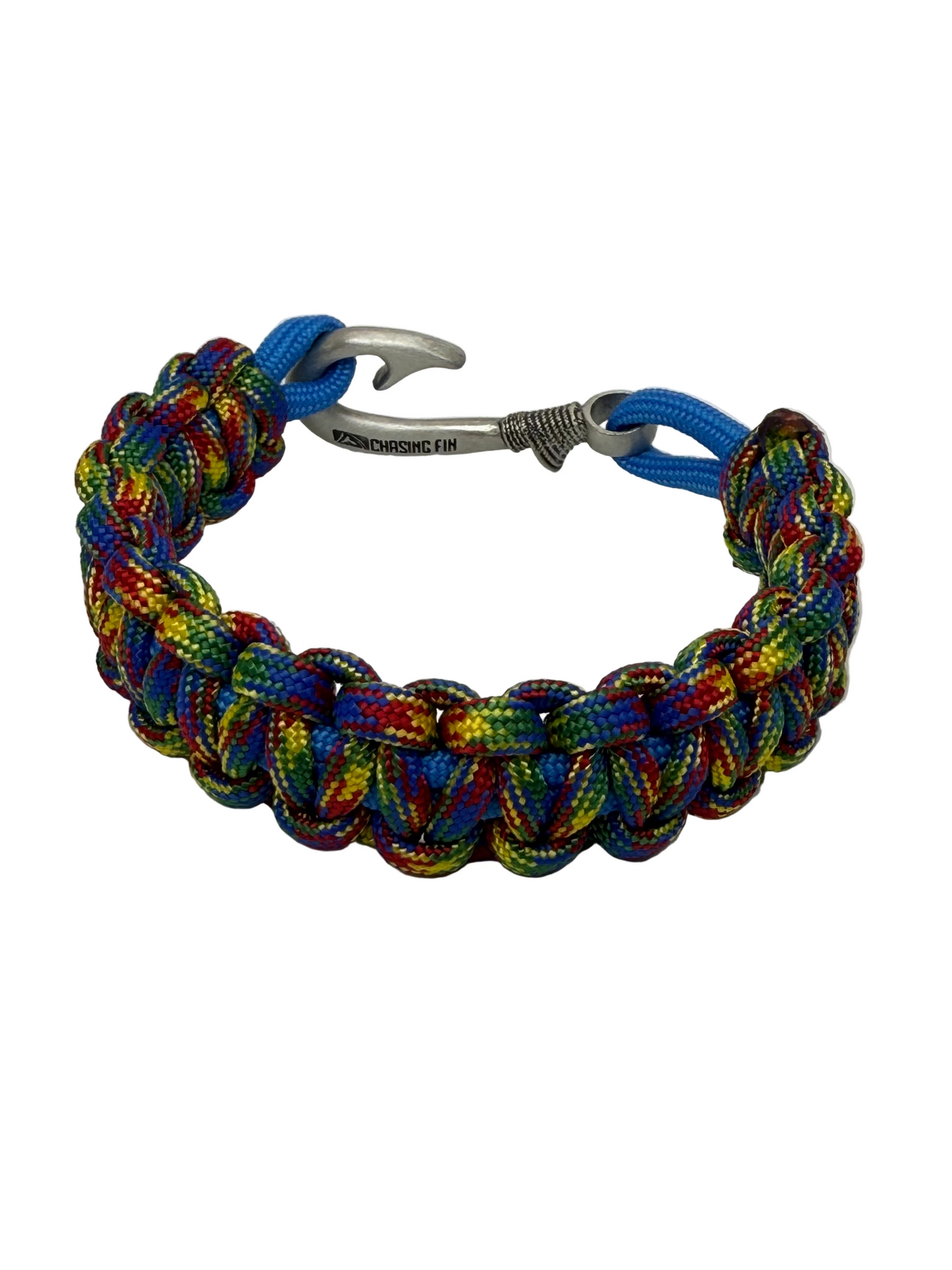 New Autism Awareness Braid Fish Hook Bracelet -Glow in the Dark
