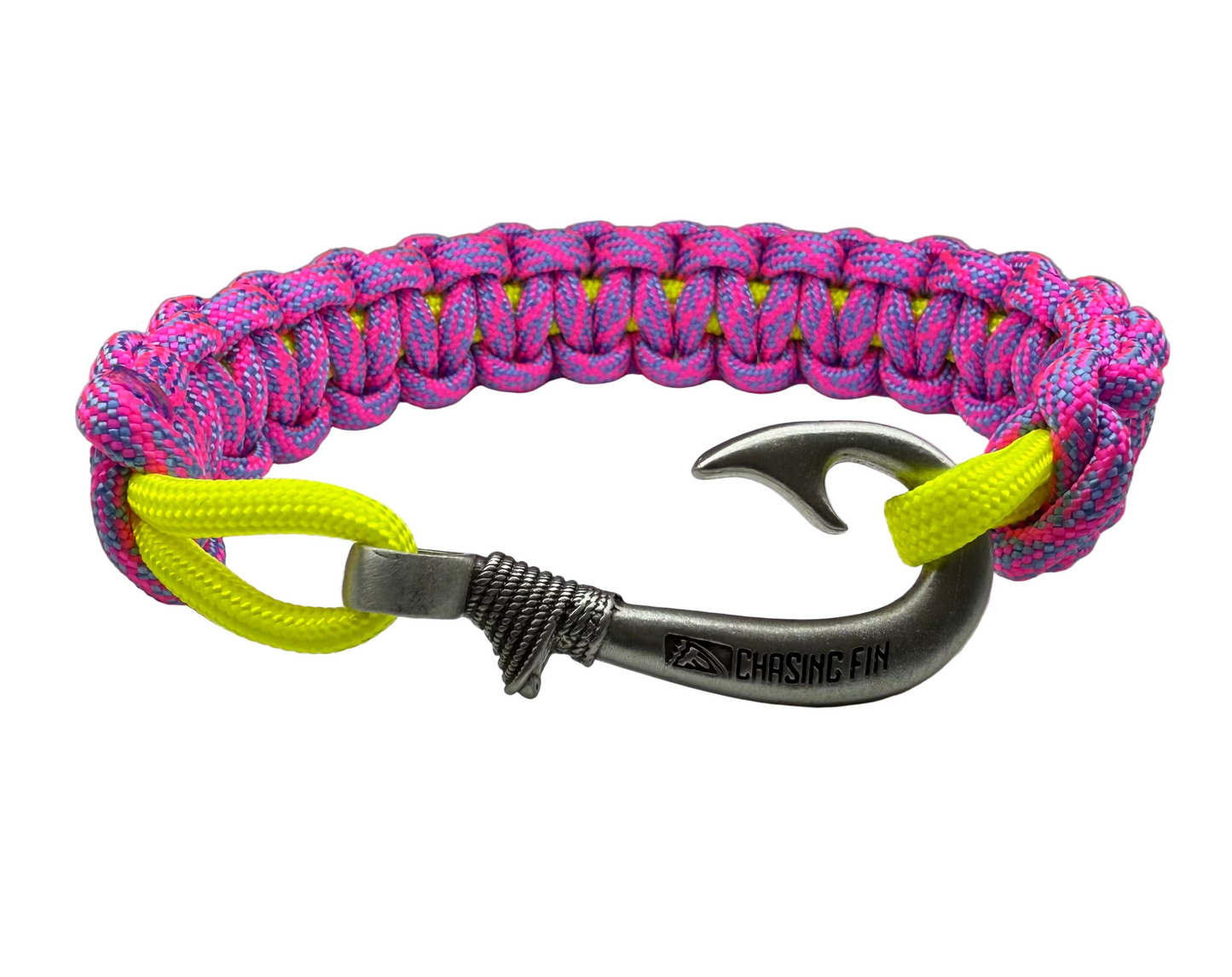 New Royal Gramma Cobra Braid Fish Hook Bracelet- Glow in the dark.