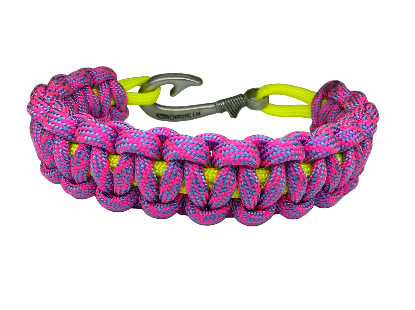 New Royal Gramma Cobra Braid Fish Hook Bracelet- Glow in the dark.