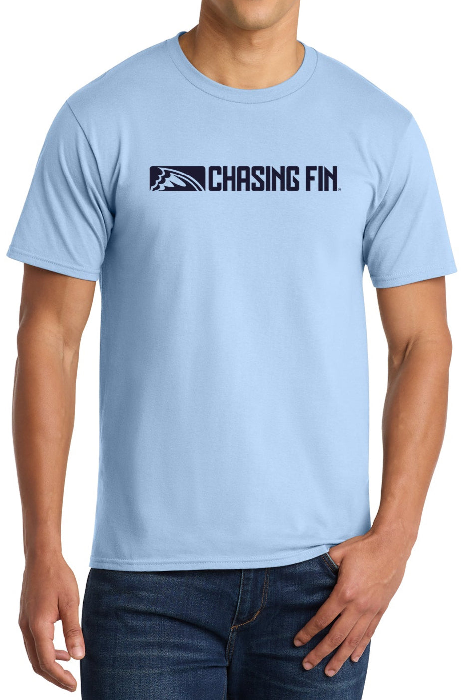Chasing Fin Thrilling Marlin Blue T-Shirt