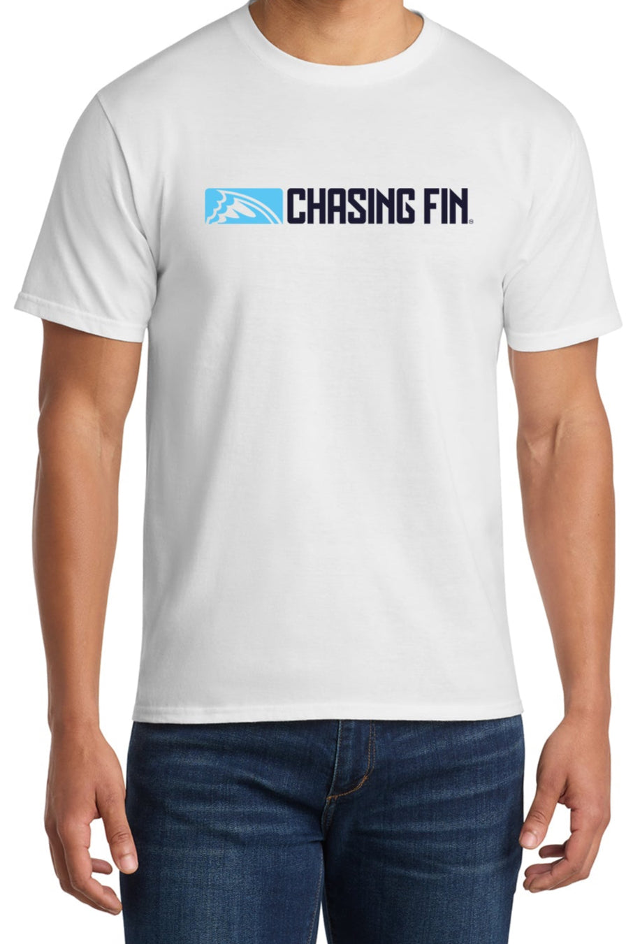 Catch the Rainbow Trout Chasing Fin T shirt