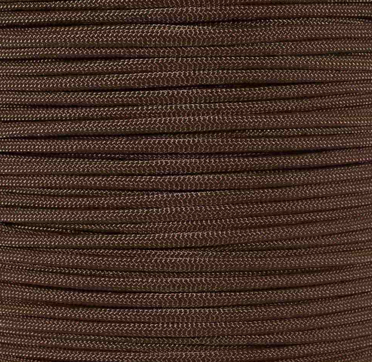 550 Paracord Made in the U.S.A. (Acid Brown) 100 Ft.