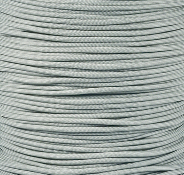 550 Paracord Made in the U.S.A. (Silver Gray) 100 Ft.