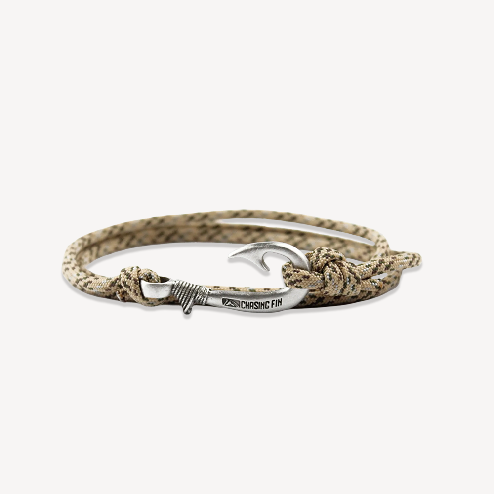 Desert Camo Fish Hook Bracelet