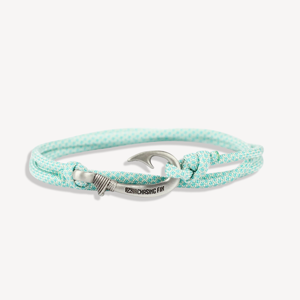 Turquoise Diamonds Fish Hook Bracelet