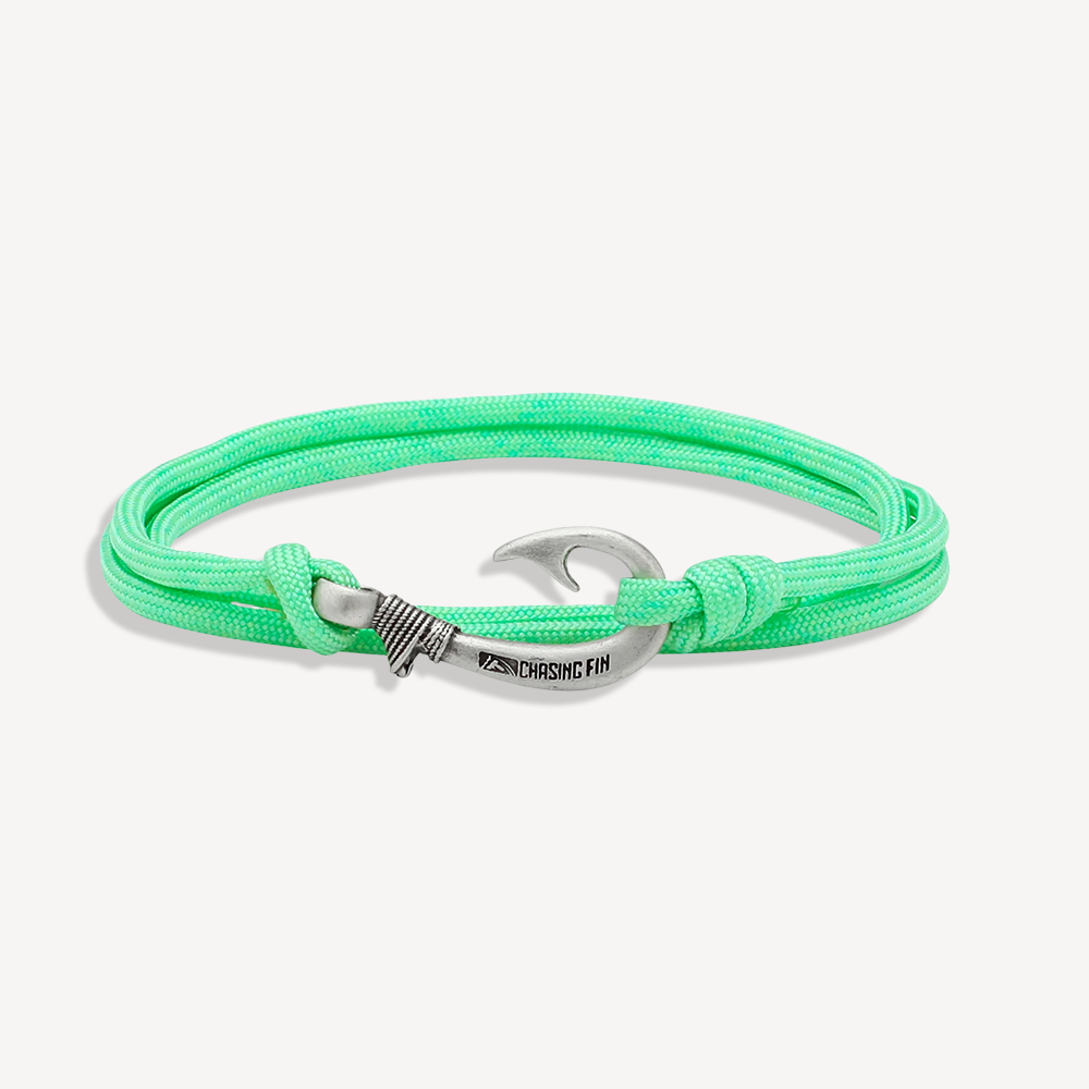 Mint Green Fish Hook Bracelet | Anklet