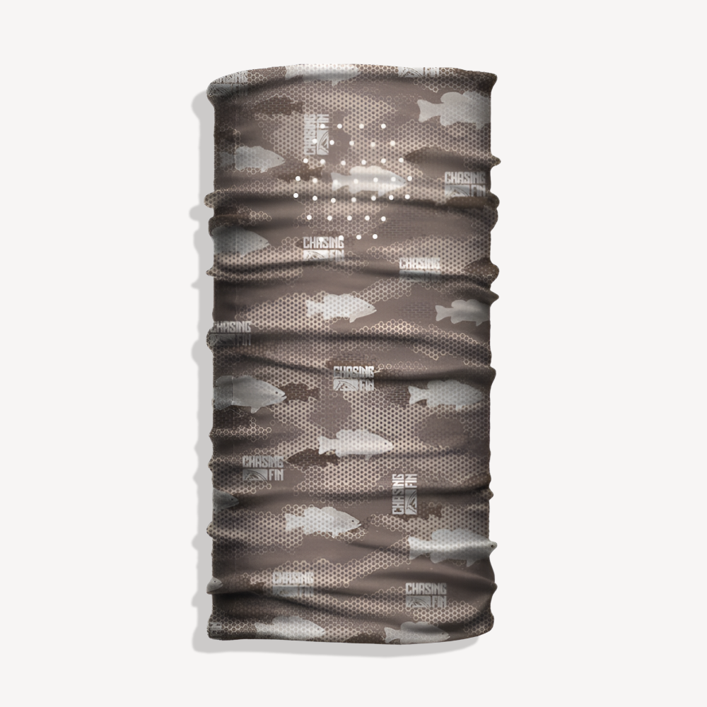 Bass Camo Vented Face Shield (Desert Sand)