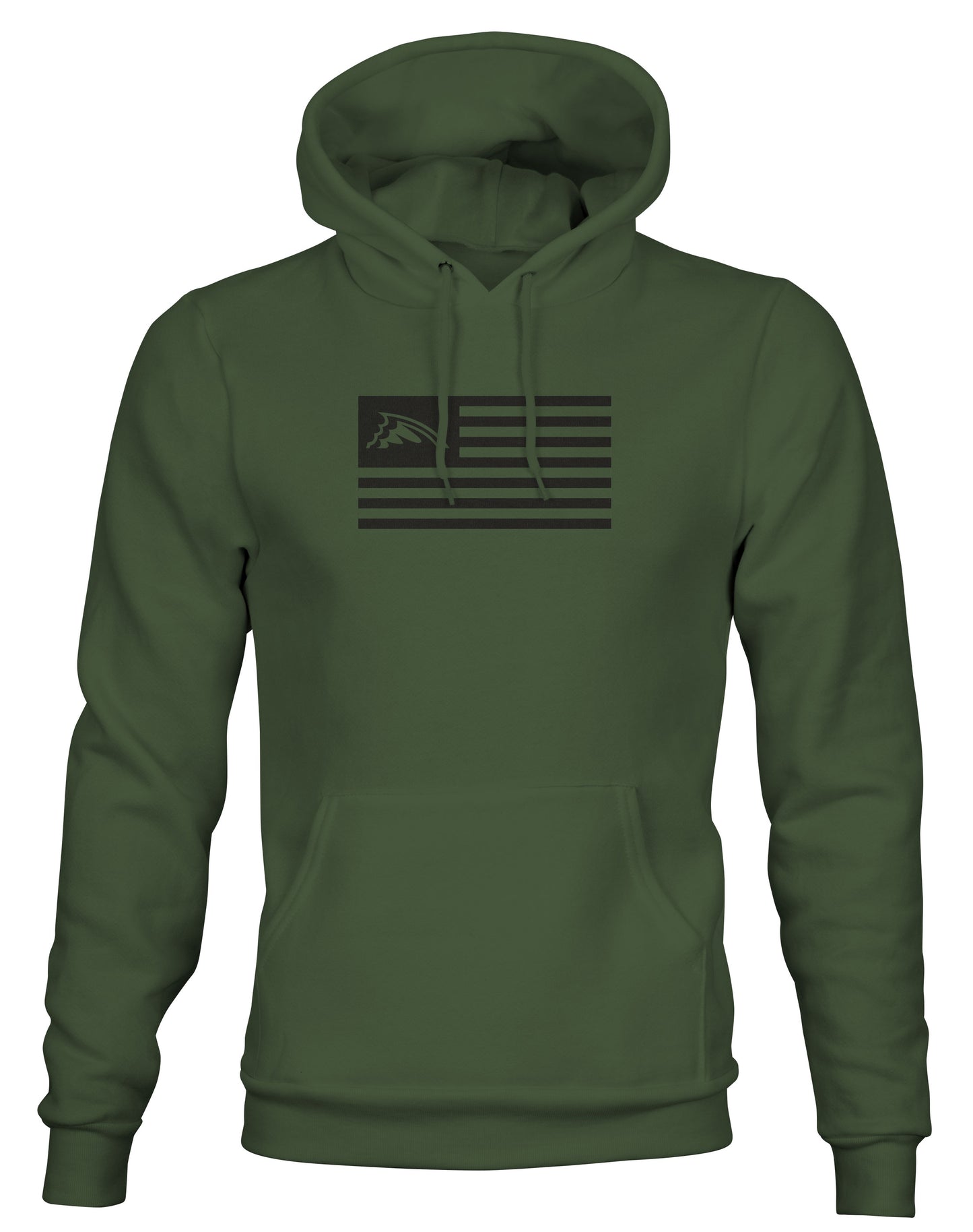 Black Chasing Fin Flag Pullover Hoodie---COMING SOON