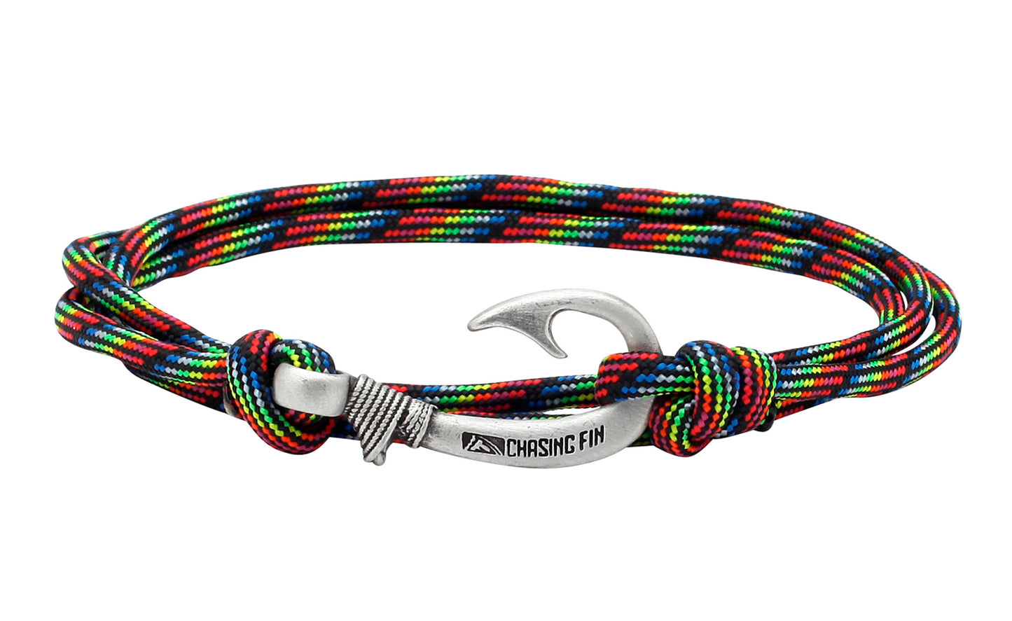 Dark Stripes Fish Hook Bracelet | Anklet
