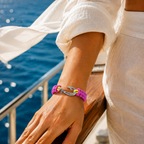 Royal Gramma Cobra Braid Fish Hook Bracelet- Glow Under Black Light