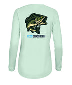 Hooked on Bass Ladies Long Islander Performance Long Sleeve Shirt