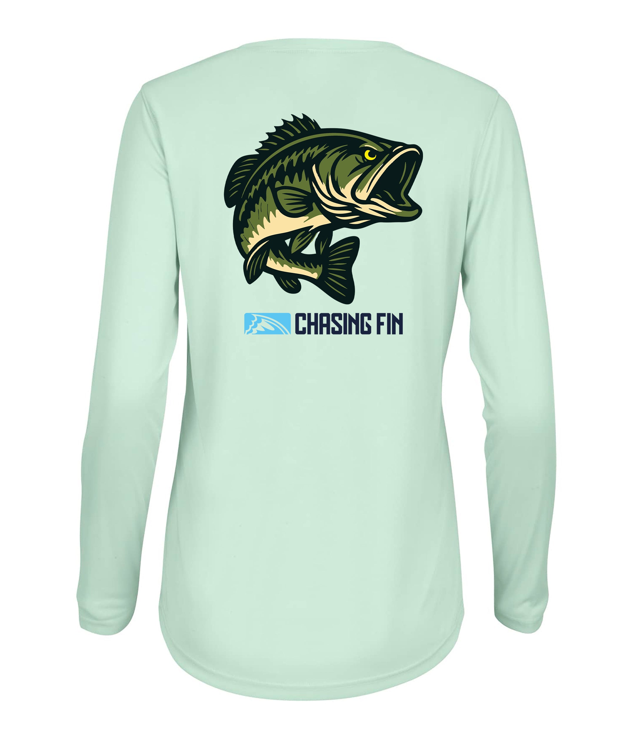 Hooked on Bass Ladies Long Islander Performance Long Sleeve Shirt