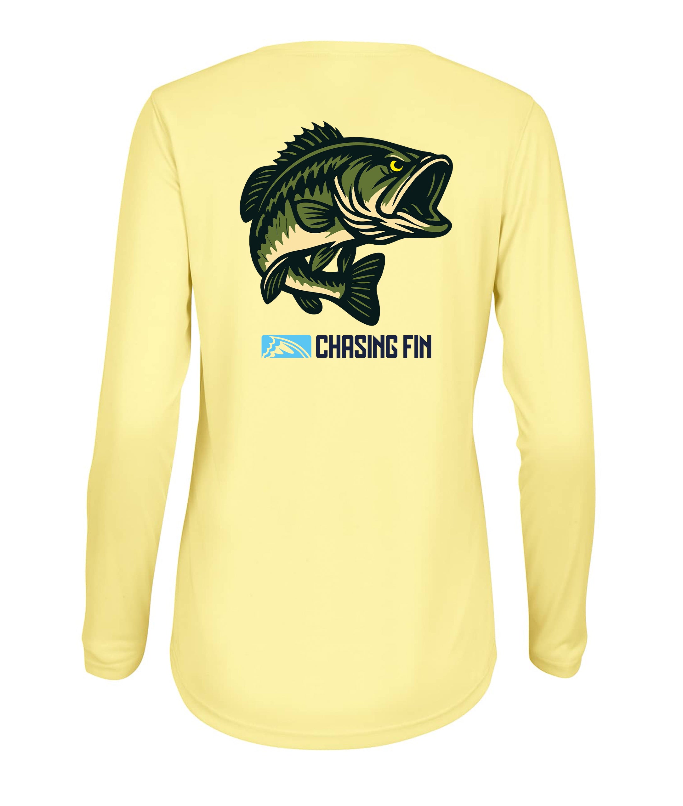 Hooked on Bass Ladies Long Islander Performance Long Sleeve Shirt
