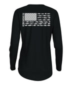 Flag New Edition Ladies Long Islander Performance Long Sleeve Shirt