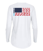 Flag New Edition Ladies Long Islander Performance Long Sleeve Shirt