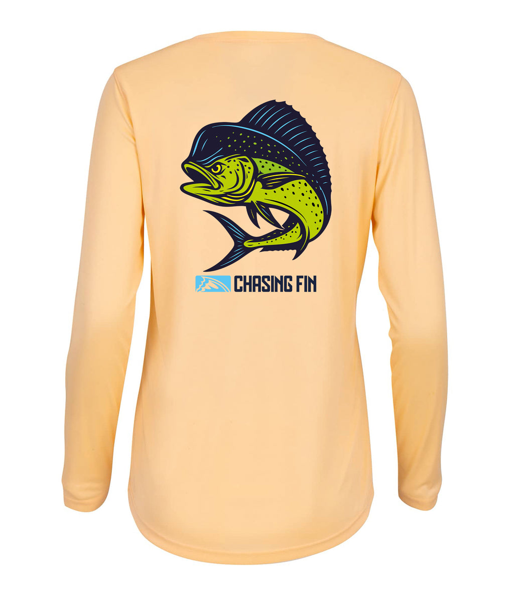 Mahi Mahi Ladies Long Islander Performance Long Sleeve Shirt