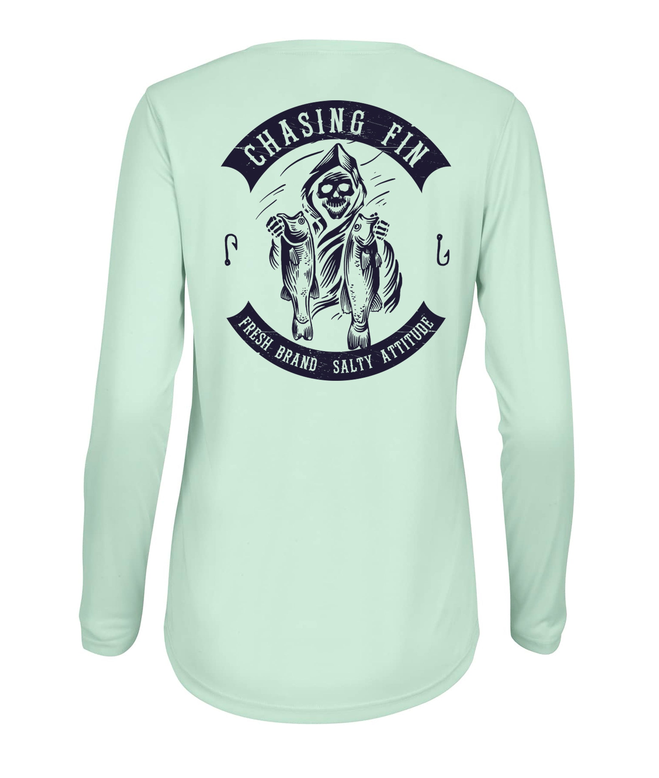 Reaper Freshwater Ladies Long Islander Performance Long Sleeve Shirt