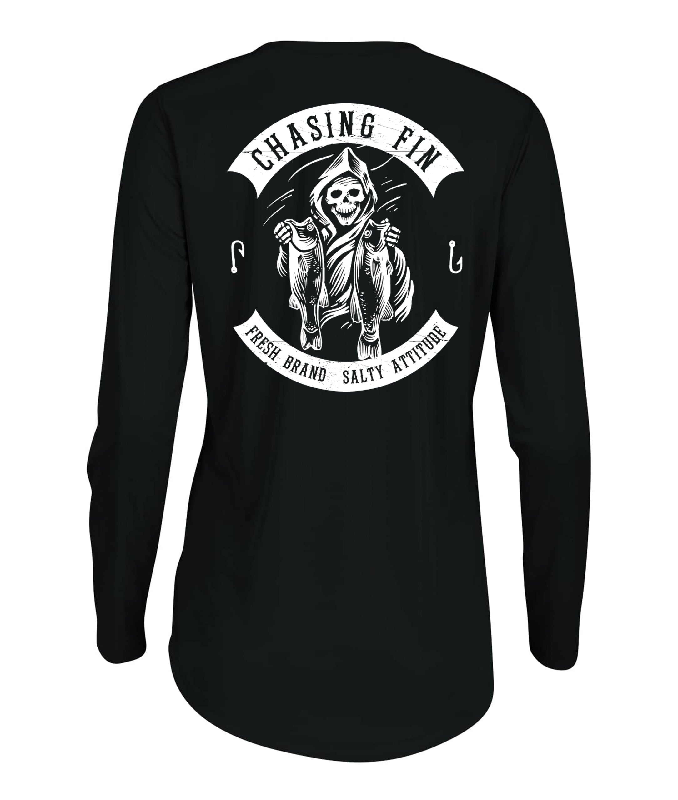 Reaper Freshwater Ladies Long Islander Performance Long Sleeve Shirt