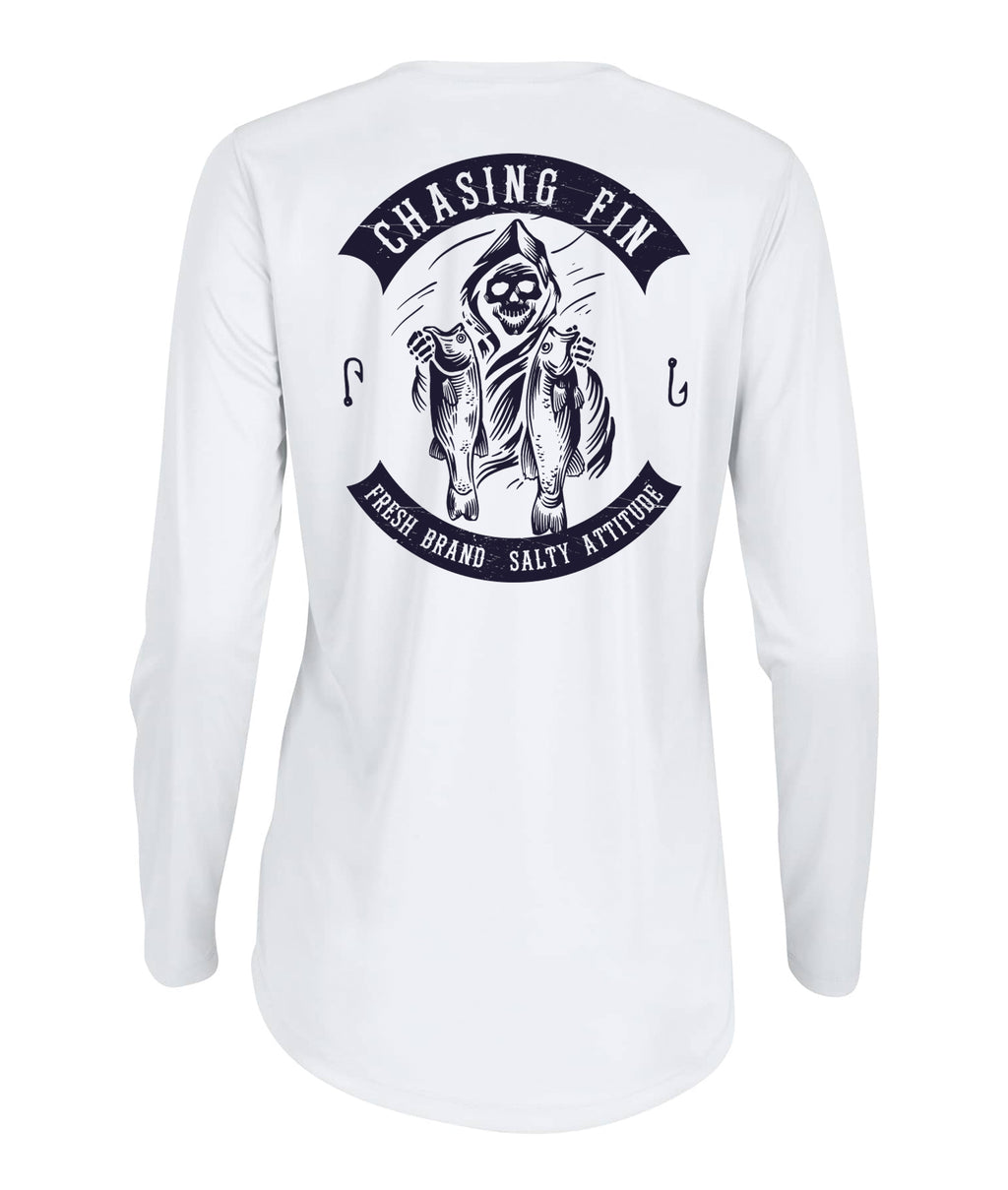 Reaper Freshwater Ladies Long Islander Performance Long Sleeve Shirt