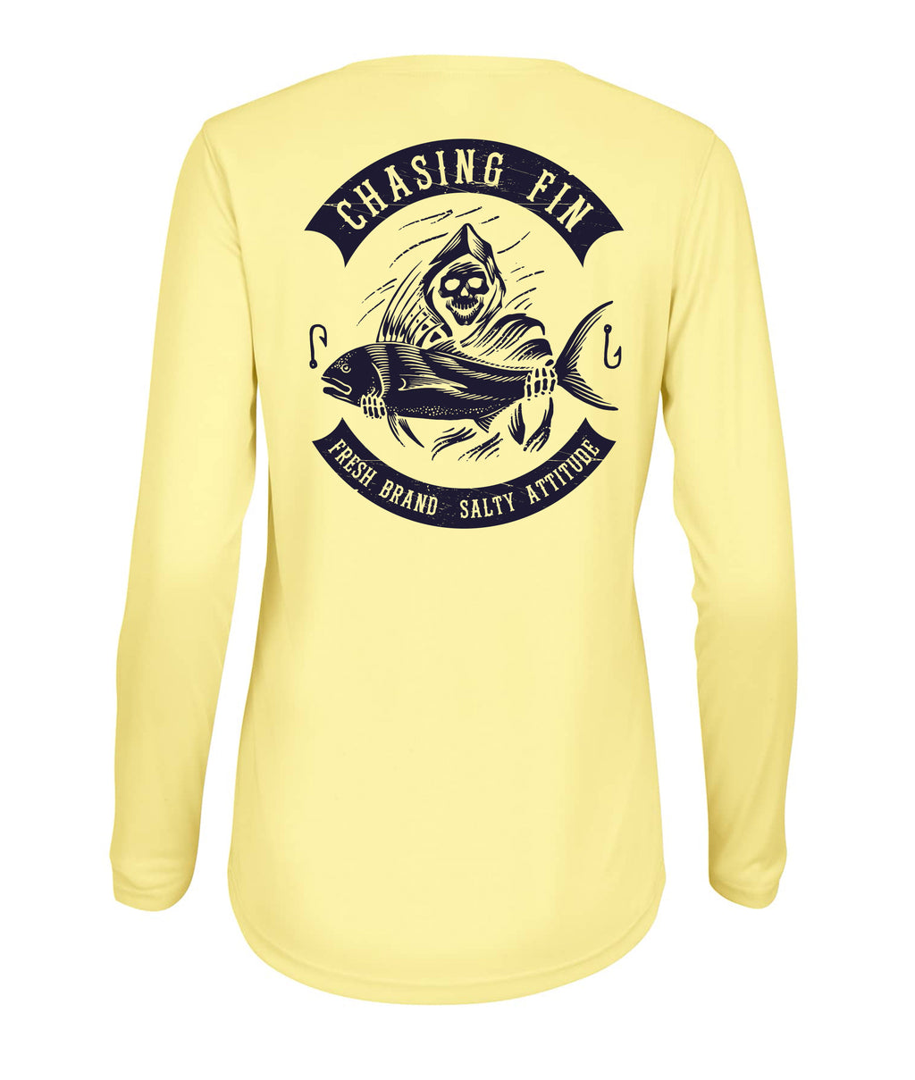 Reaper Saltwater Ladies Long Islander Performance Long Sleeve Shirt
