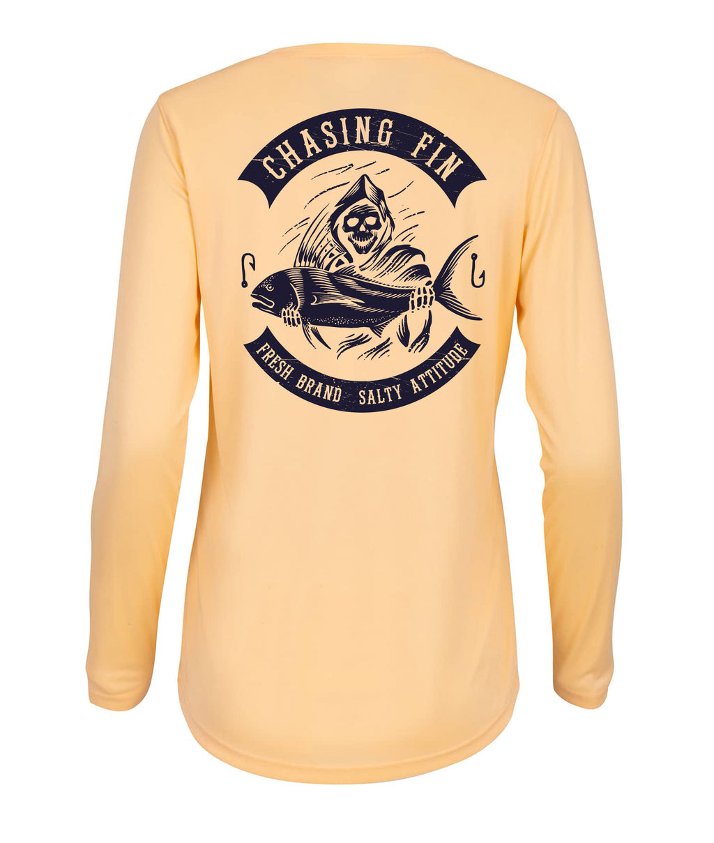 Reaper Saltwater Ladies Long Islander Performance Long Sleeve Shirt