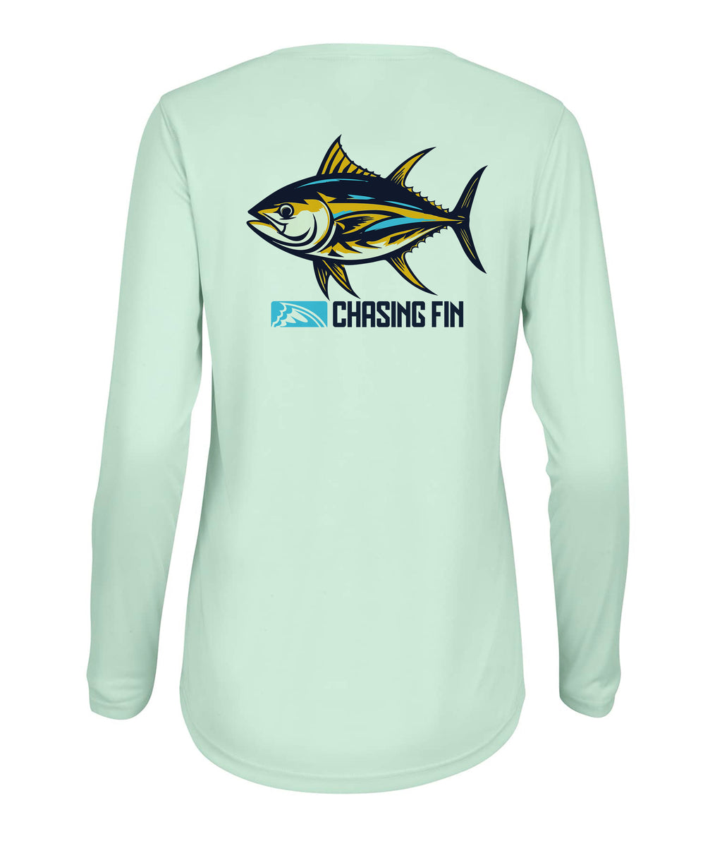 Tuna Tastic Ladies Long Islander Performance Long Sleeve Shirt