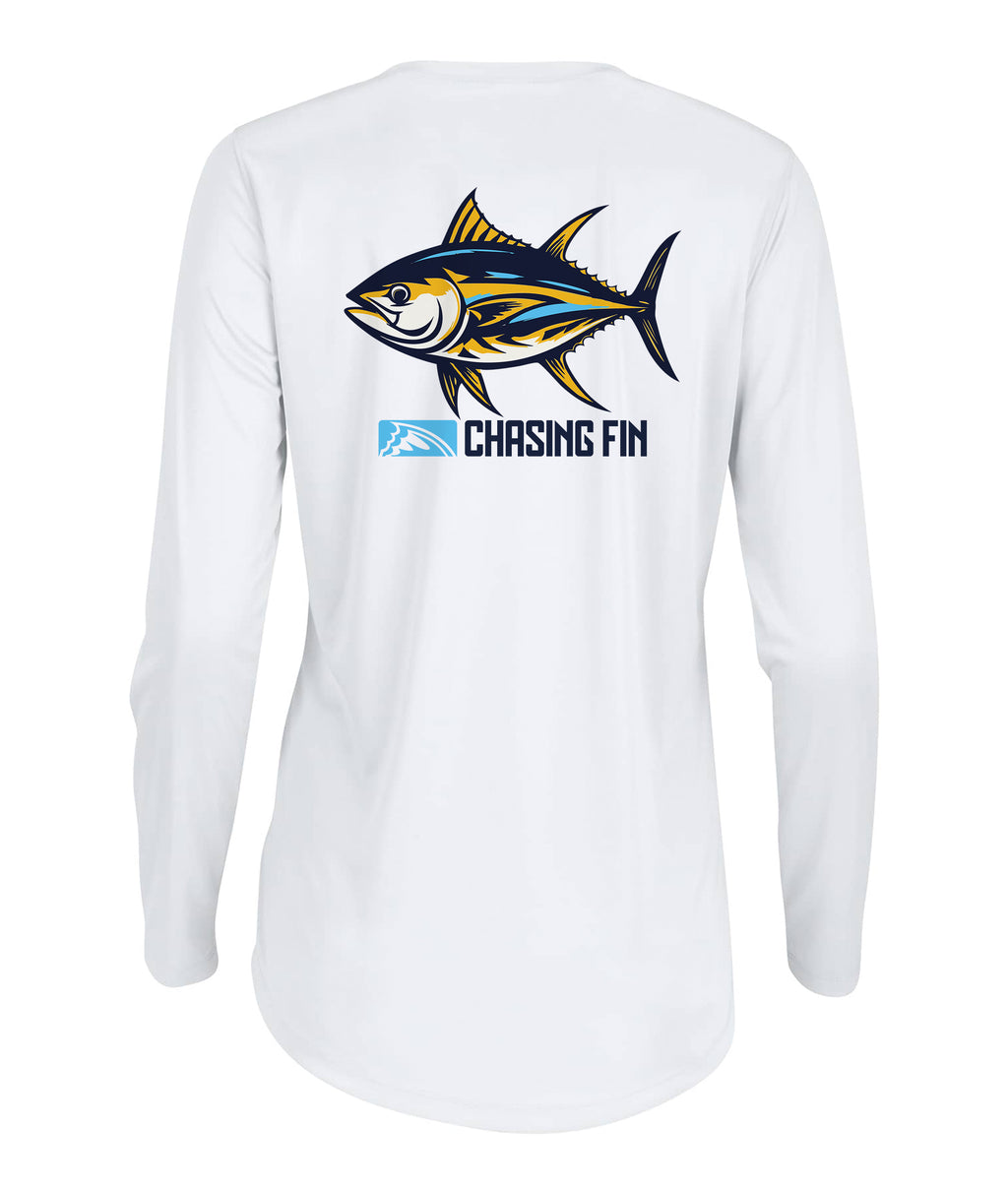 Tuna Tastic Ladies Long Islander Performance Long Sleeve Shirt
