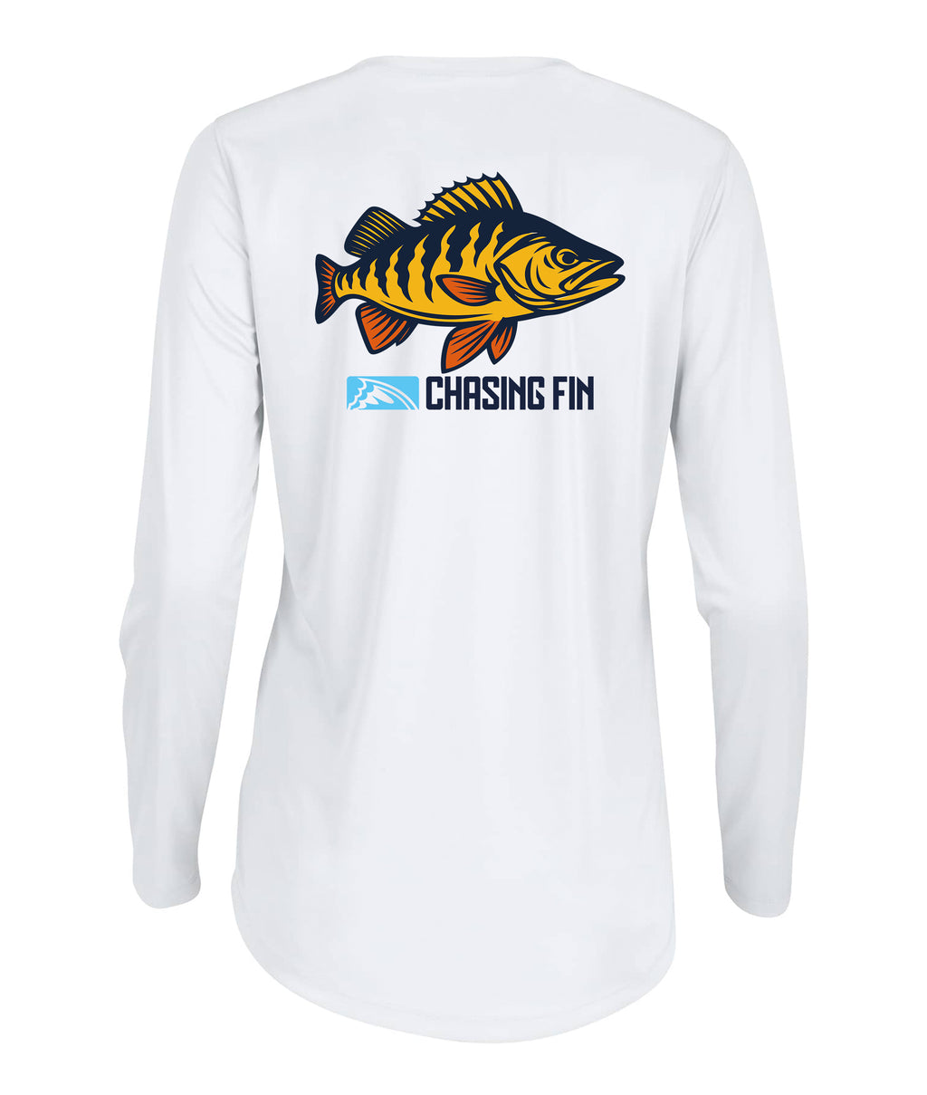 Peacock Bass Ladies Long Islander Performance Long Sleeve Shirt