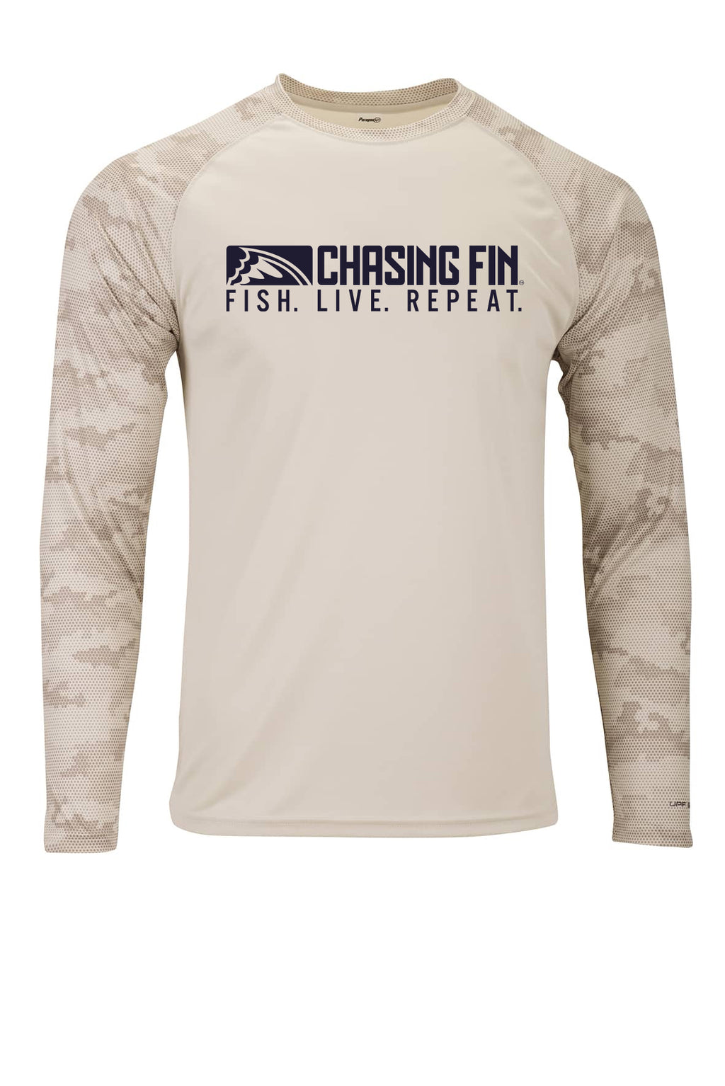 "Hooked on Bass" Pro Fin Performance Camo Long Sleeve Shirt