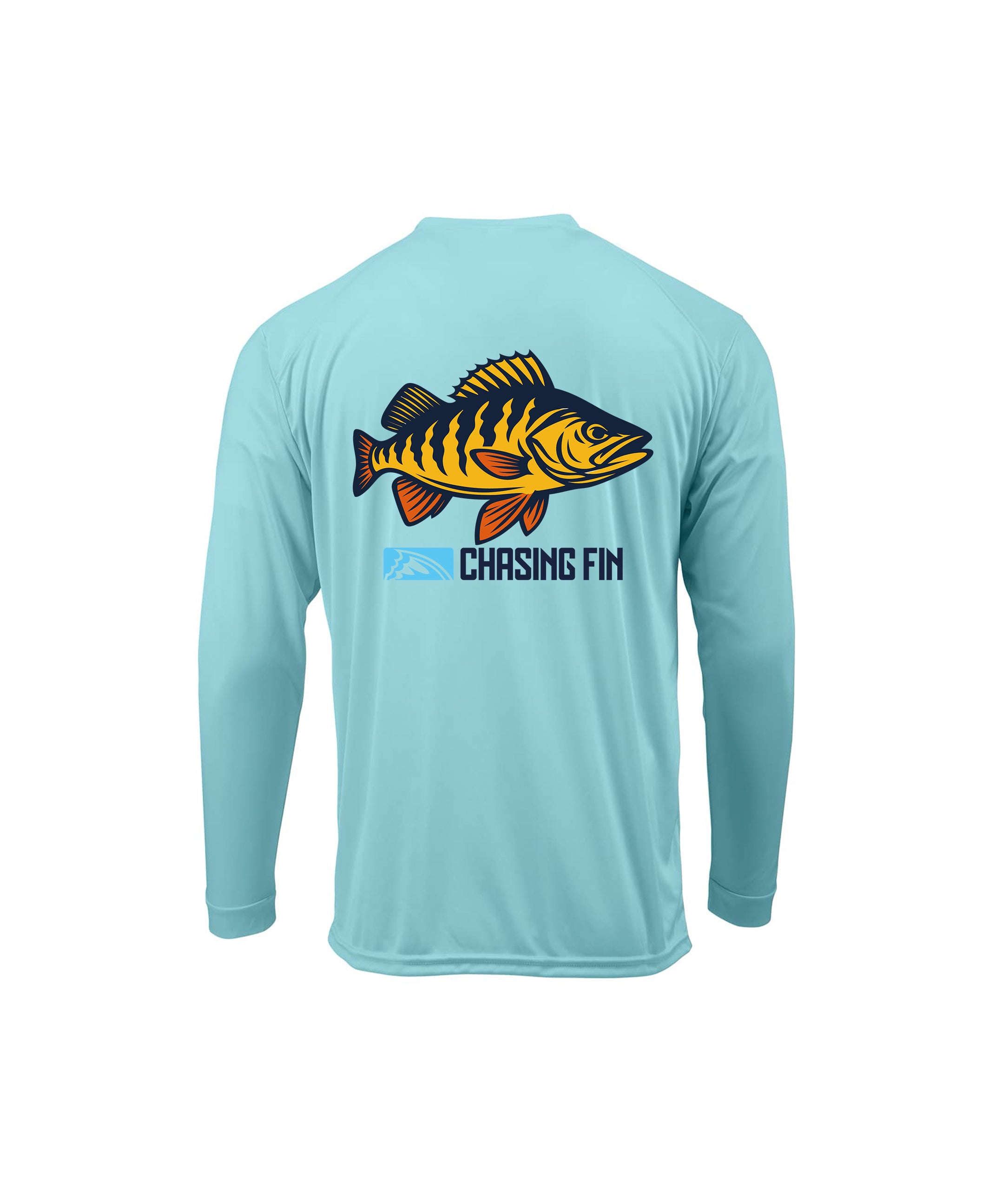 Peacock Bass Youth Performance Long Sleeve Shirt