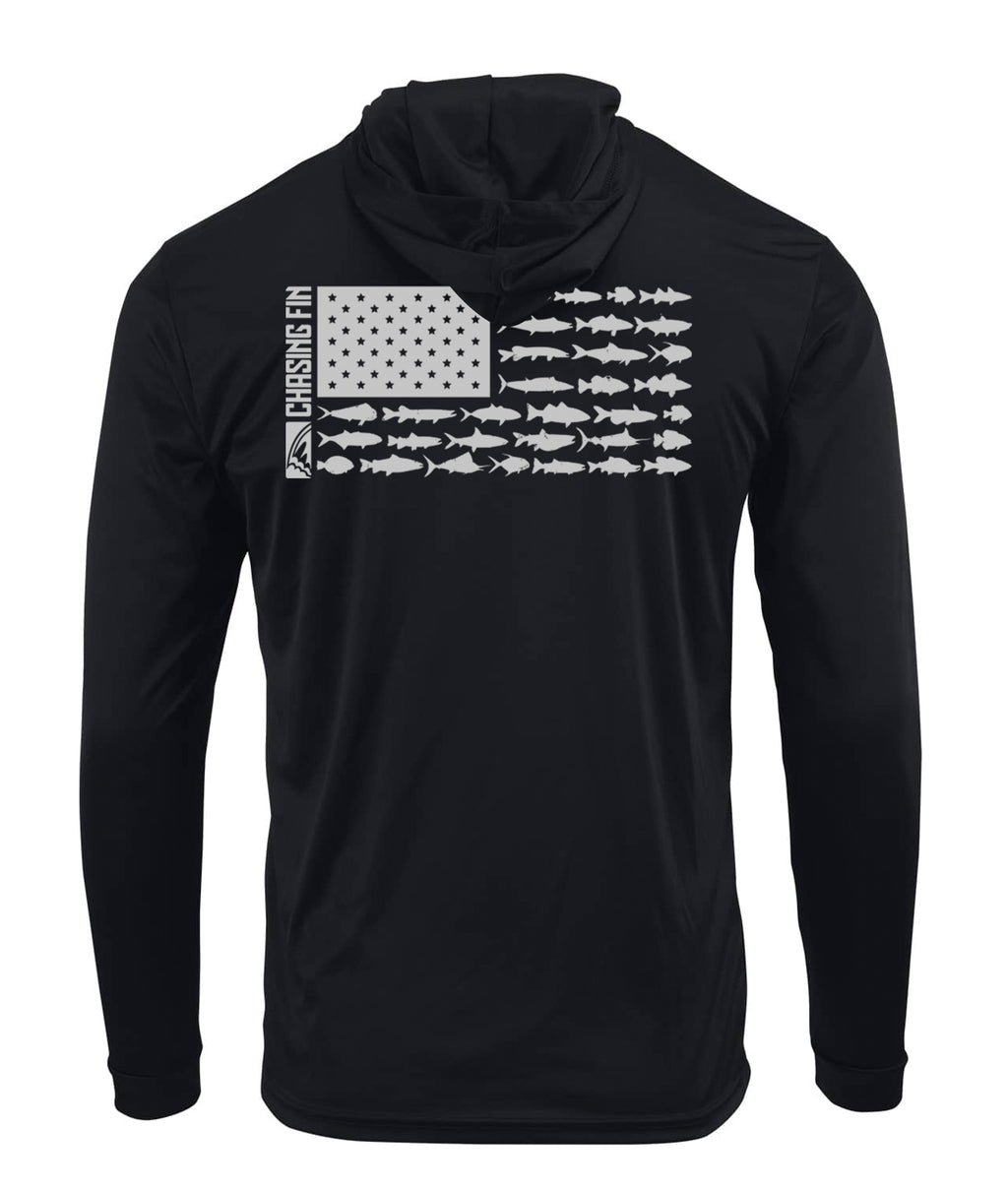 Flag New Edition Performance Hoodie - Chasing Fin Limited Edition America's