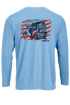 250th Anniversary Limited Edition Spinning Rod Performance Shirt - Chasing Fin America's