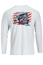 250th Anniversary Limited Edition Spinning Rod Performance Shirt - Chasing Fin America's