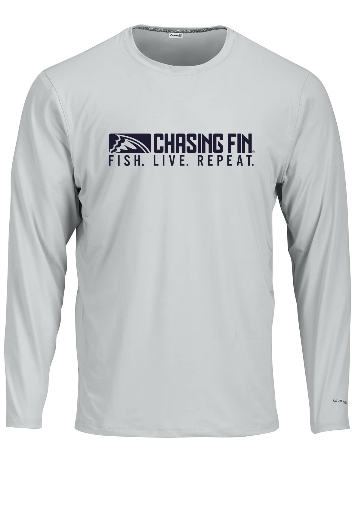 Hooked on Bass Performance Long Sleeve Shirt - Chasing Fin New Edition