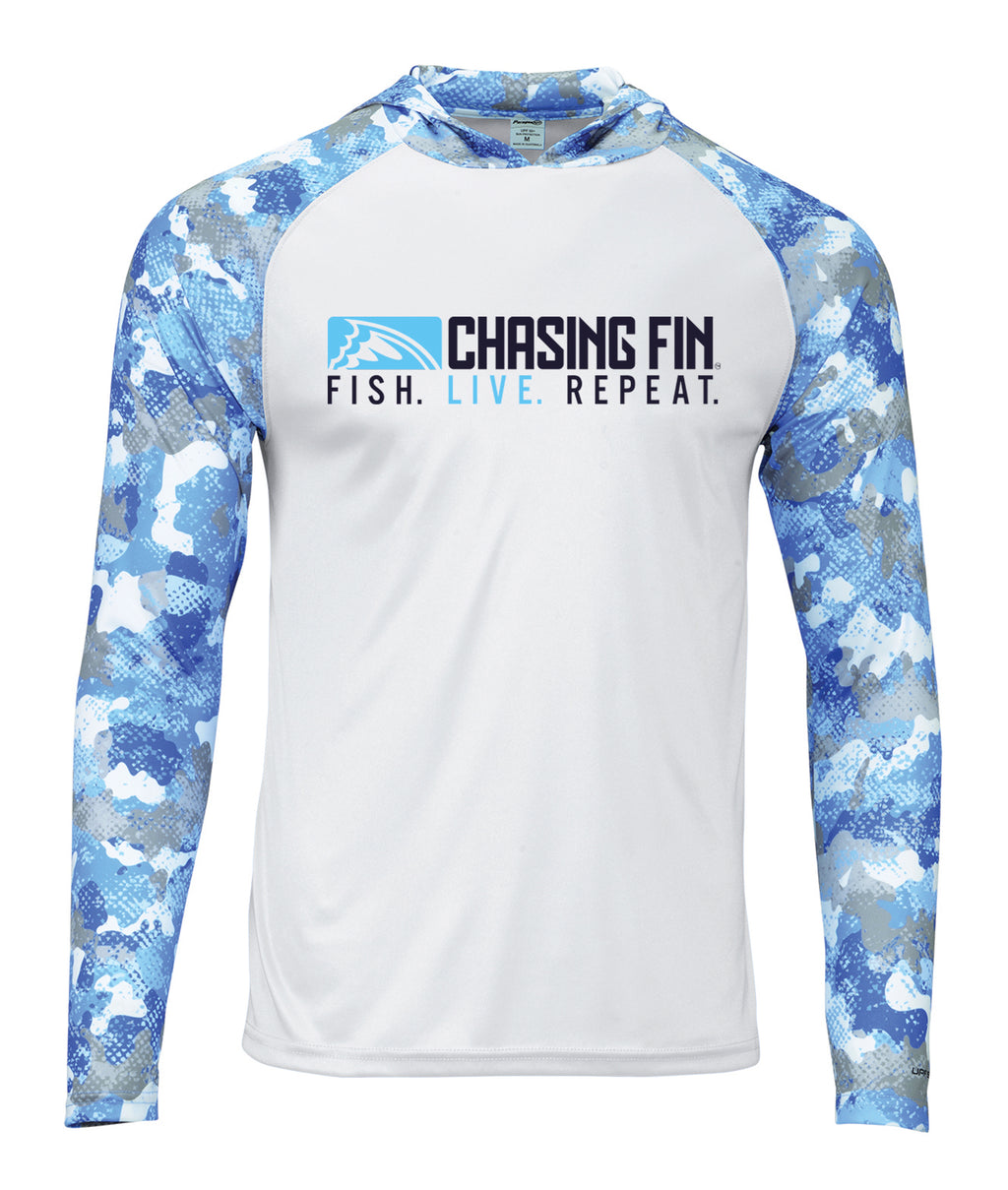 Chasing Fin / FISH. LIVE. REPEAT Tortuga Mangrove Camo Hoodie