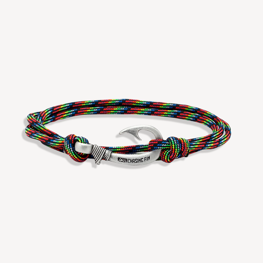 Dark Stripes Fish Hook Bracelet