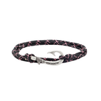 Pink & Black Fish Hook Bracelet | Anklet