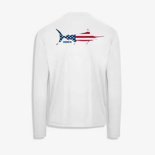 Patriotic Marlin Performance Shirt---COMING SOON!