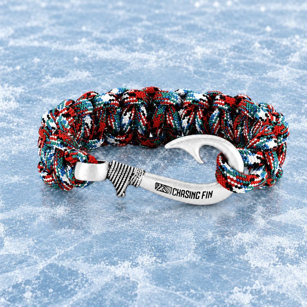 Afghan Veteran Cobra Braid Fish Hook Bracelet