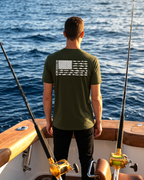 American Fish Flag New Edition Patriotic T shirt
