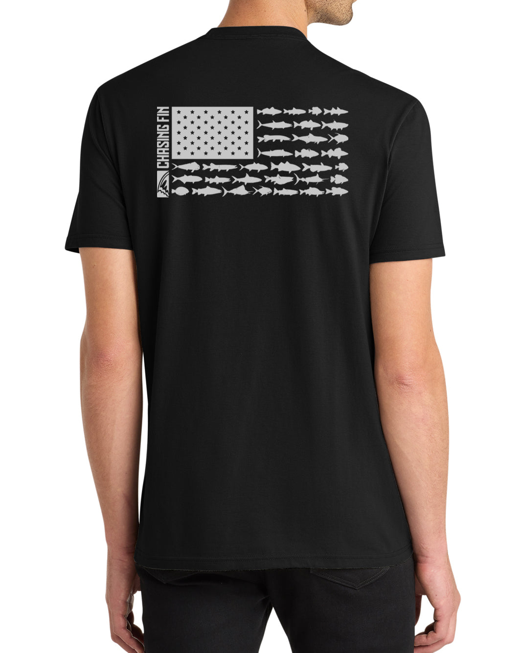 American Fish Flag New Edition Patriotic T shirt
