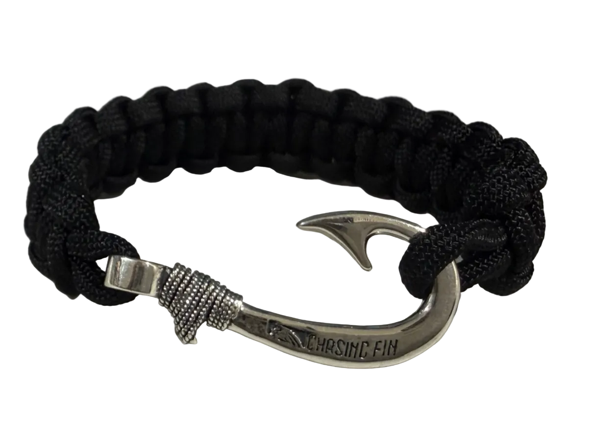Artisan Legacy Collection 950 Solid Silver Cobra Bracelet – Black Edition