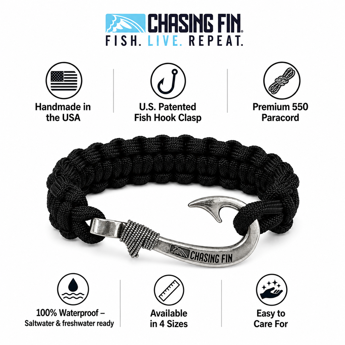 Artisan Legacy Collection 950 Solid Silver Cobra Bracelet – Black Edition