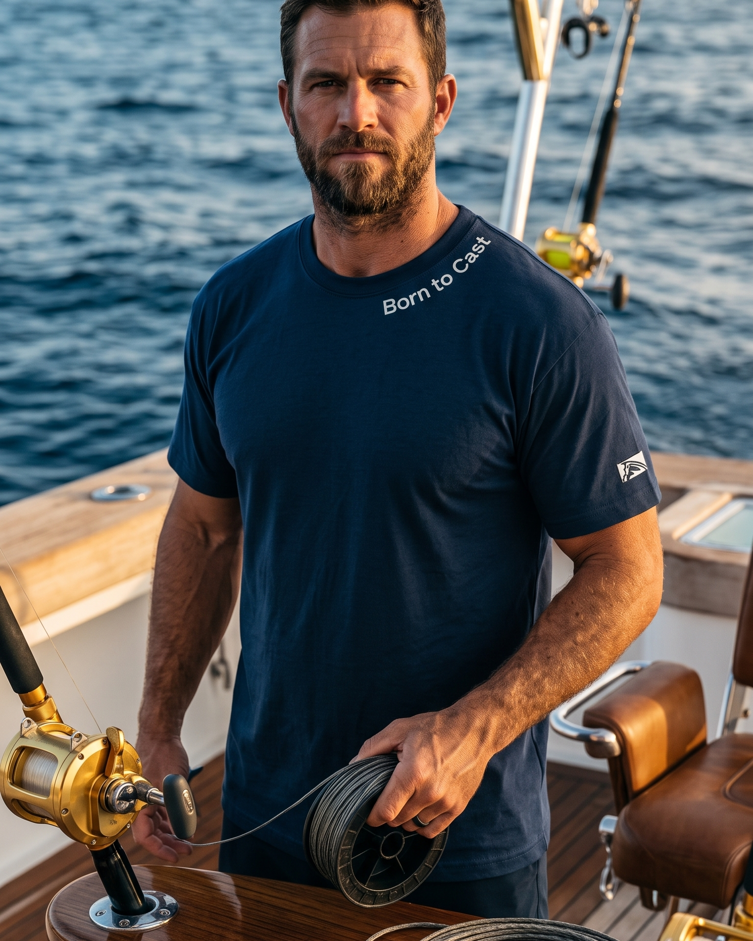Born to Cast - T-shirt Heavyweight - Chasing Fin New Collection