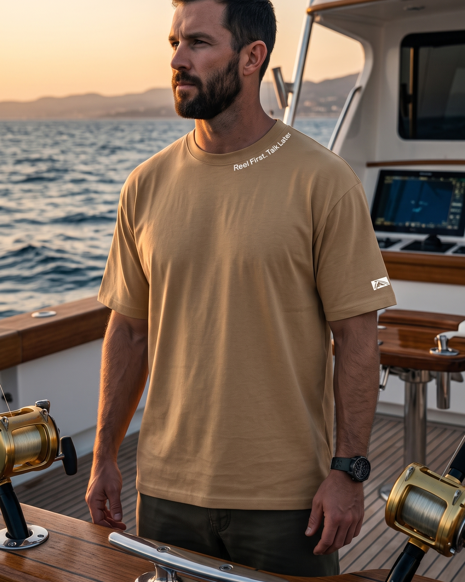 Born to Cast - T-shirt Heavyweight - Chasing Fin New Collection
