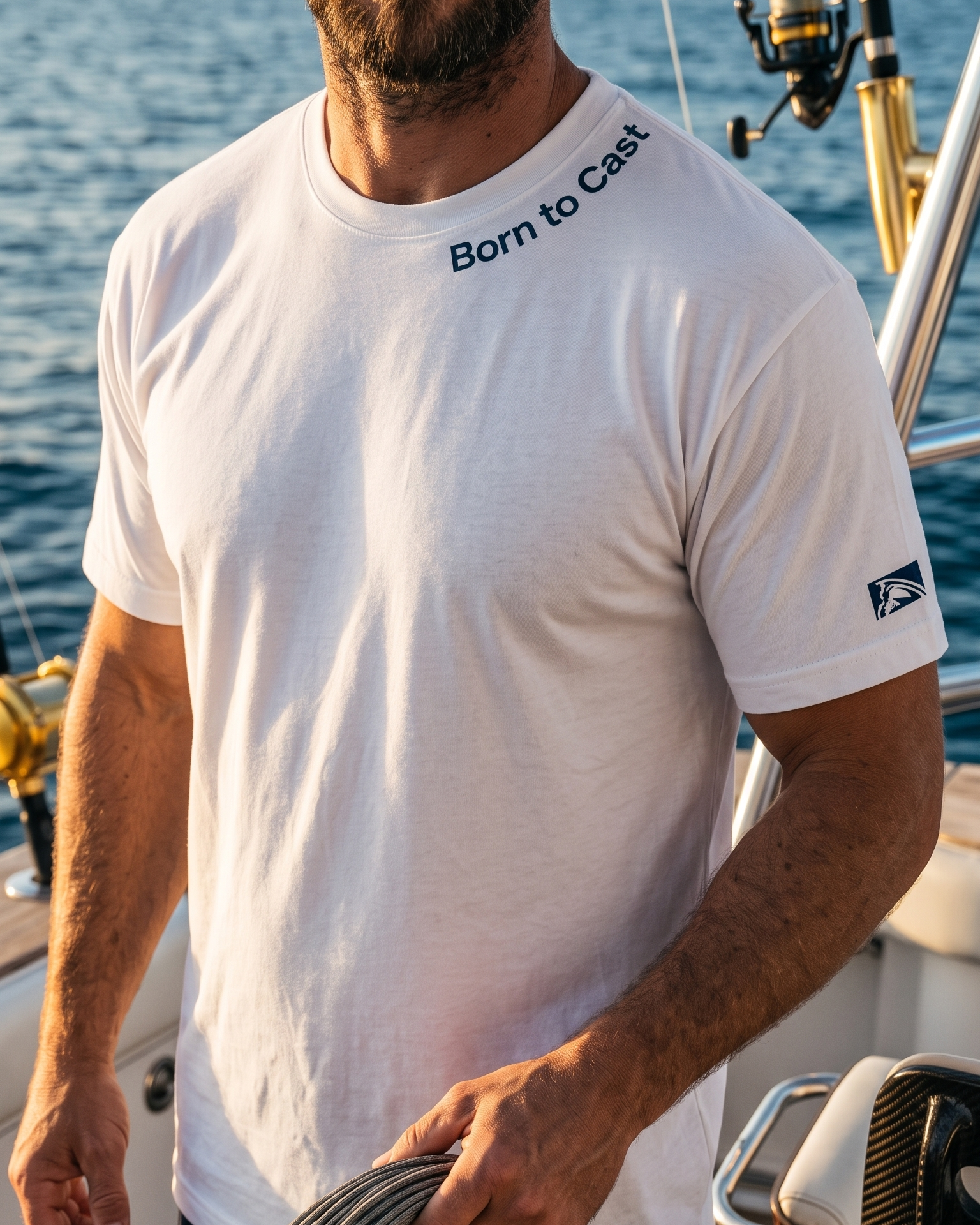 Born to Cast - T-shirt Heavyweight - Chasing Fin New Collection