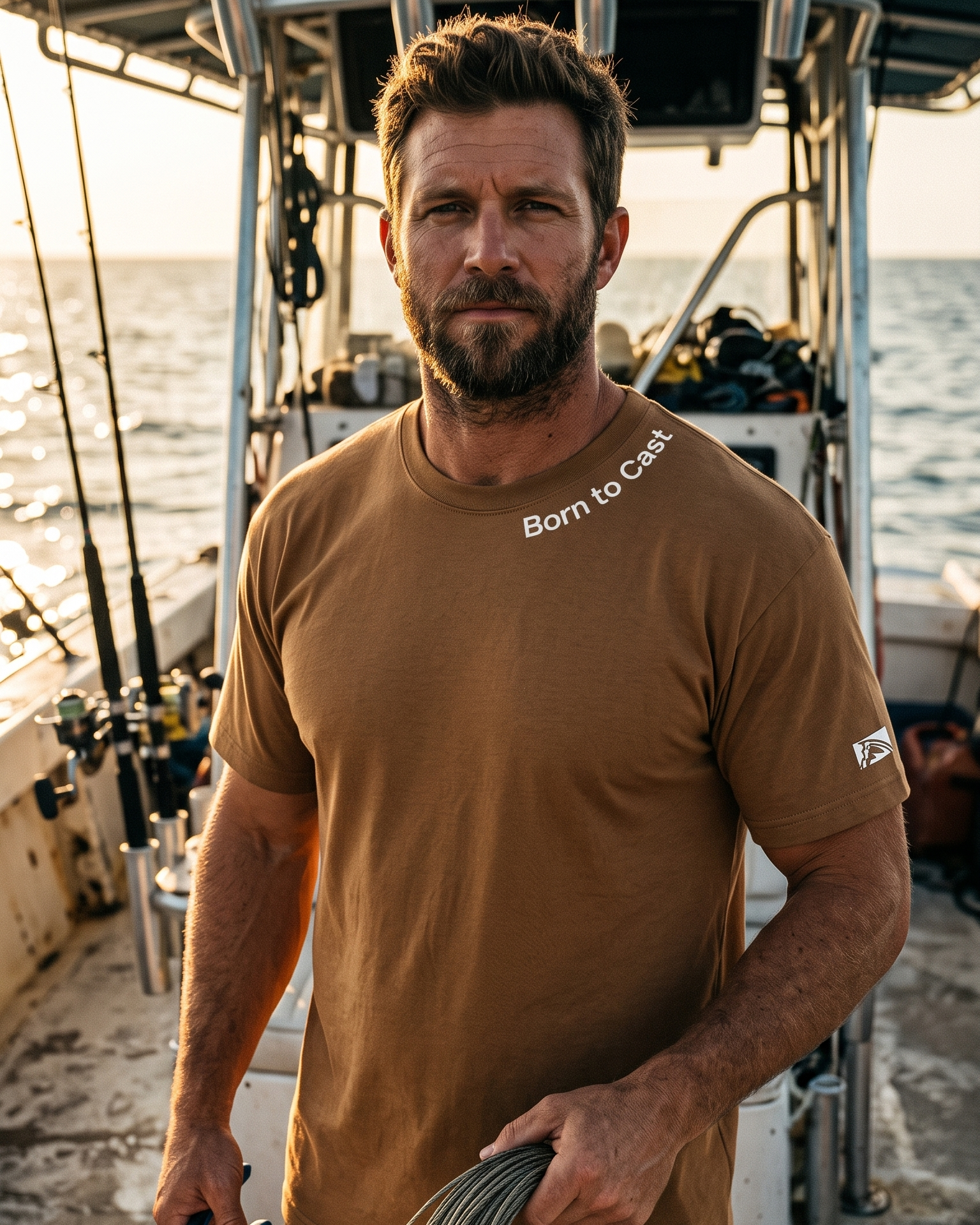 Born to Cast - T-shirt Heavyweight - Chasing Fin New Collection