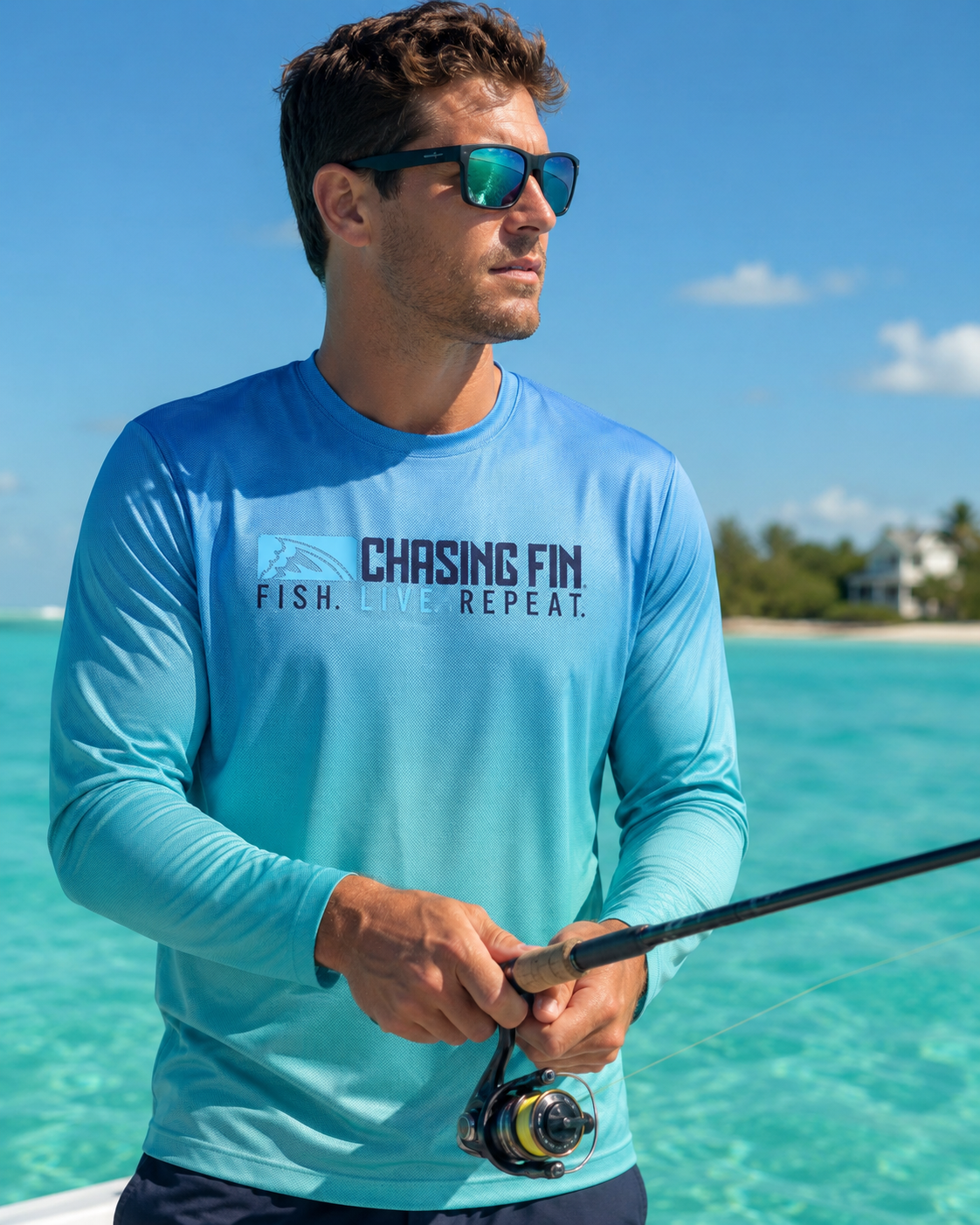 Barbados Chasing Fin Performance two Color Gradient
