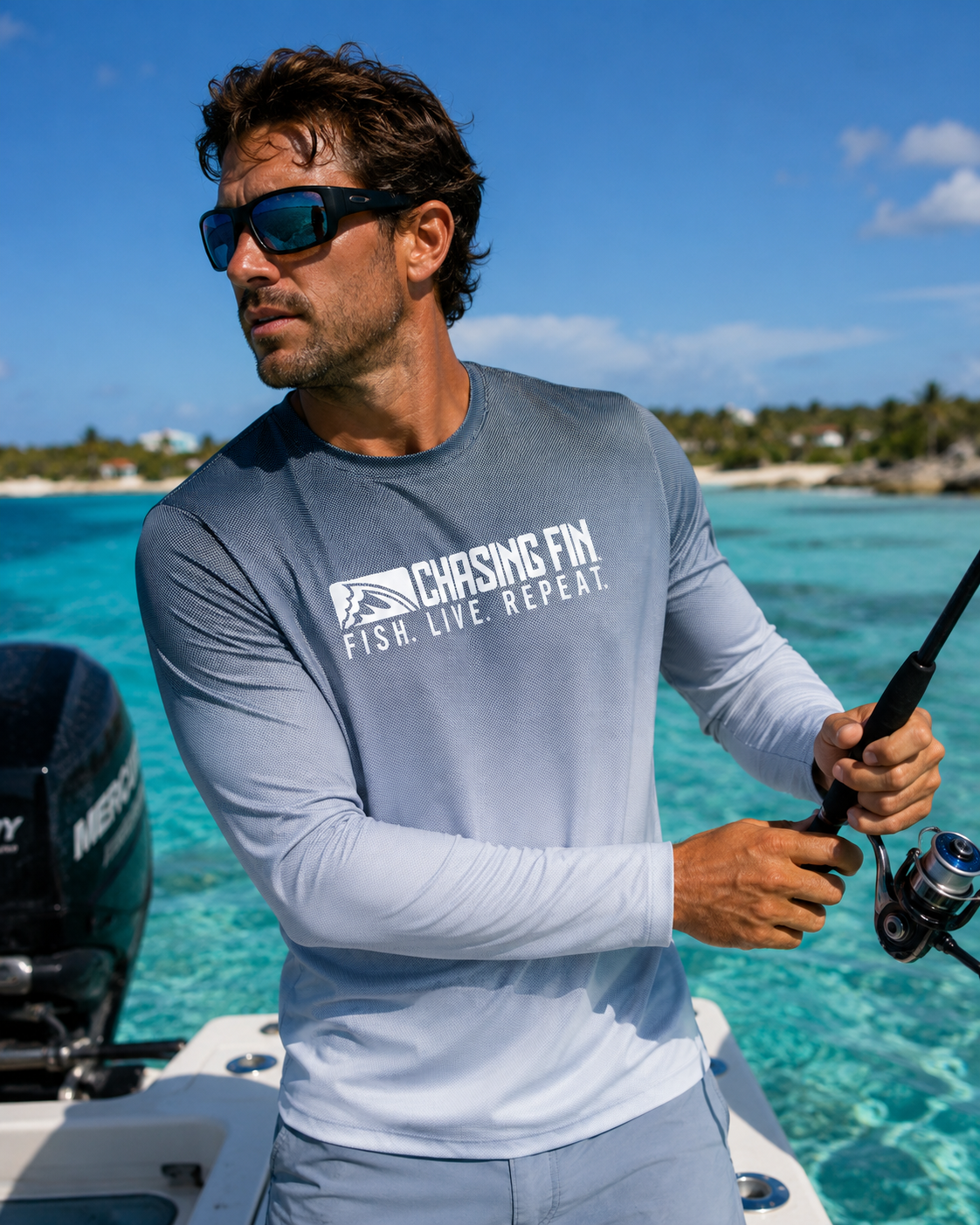 Barbados Chasing Fin Performance two Color Gradient
